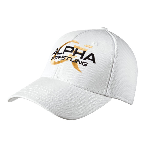 Alpha Wrestling Hat - White