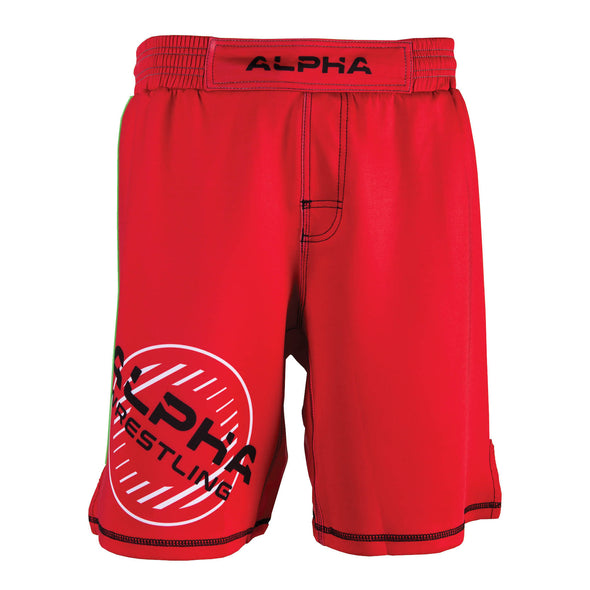 Alpha Wrestling Shorts - Red