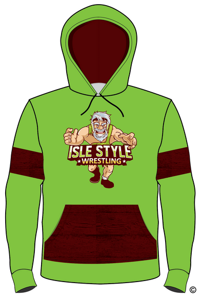 Isle Style Wrestling - Hoodie (green)