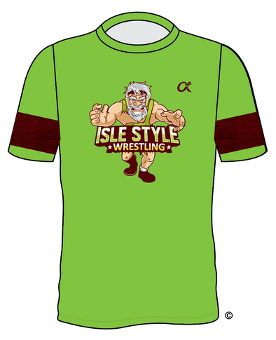 Isle Style Wrestling - T-Shirt (green)